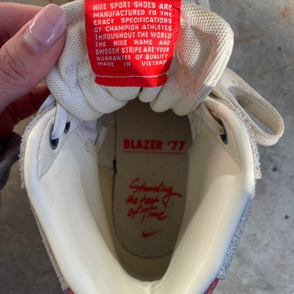 Rare Nike Blazers suede high tops shoe - Picture 4 of 5
